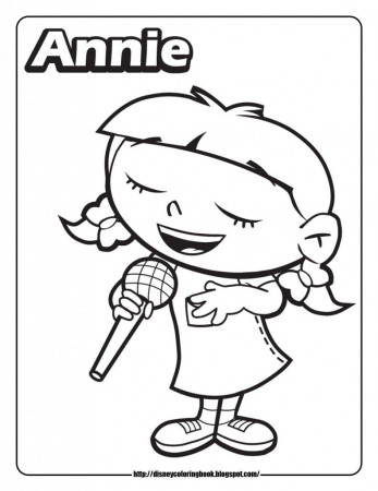 little einsteins coloring pages annie Cartoons