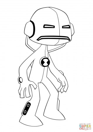 Ben 10 Echo Echo coloring page | Free Printable Coloring Pages
