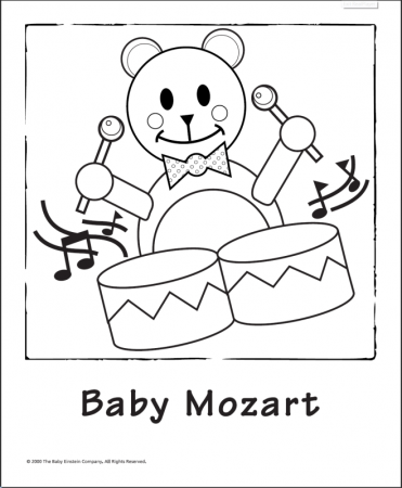Baby Einstein Colouring Pages - High Quality Coloring Pages