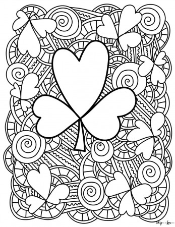 Shamrock Coloring Pages | Skip To My Lou