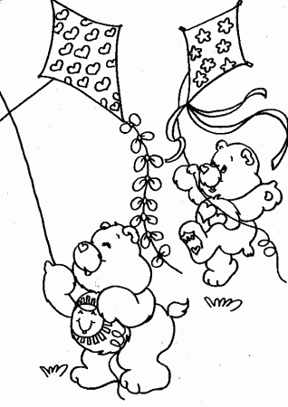 Kite Coloring Pages and Book | UniqueColoringPages