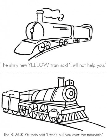 Little Engine That Could - Coloring Pages for Kids and for Adults