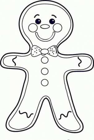 Cheeky Mr Gingerbread Men on Christmas Coloring Page - Download ...