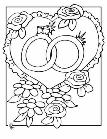 printable coloring pages wedding Check more at http://bmg-music ...