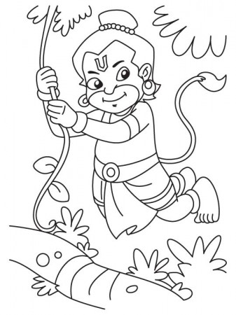 Jungle fun coloring page | Download Free Jungle fun coloring page for kids  | Best Coloring Pages