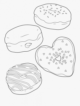 Donut Coloring Pages - Dunkin Donuts Coloring Pages , Free ...