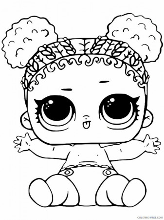 Baby LOL Surprise Coloring Pages for Girls Printable 2021 0053  Coloring4free - Coloring4Free.com