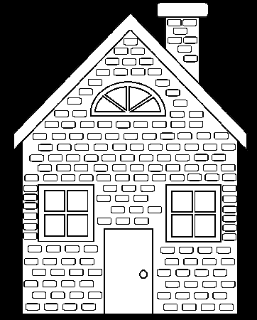 9 Pics of Brick House Coloring Page - 3 Little Pigs Brick House ...