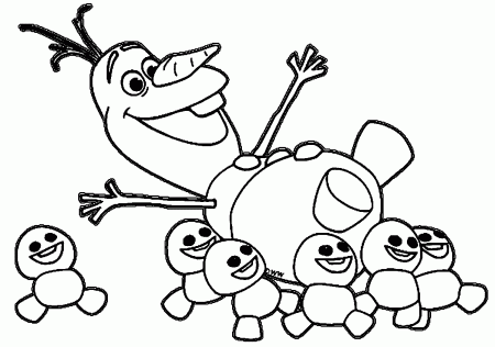 25 Olaf Coloring Pages - ColoringStar
