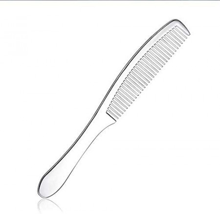 Solid Color Patternless Health Care Scraping Silver Comb, Anti-Static 999  Pure Silver Comb, for Ladies : Amazon.ca: Health & Personal Care