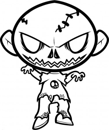 Print Halloween Coloring Pages Zombie or Download Halloween ...