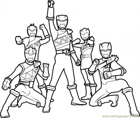 Get This Power Ranger Dino Force Coloring Pages for Kids - 31167 !