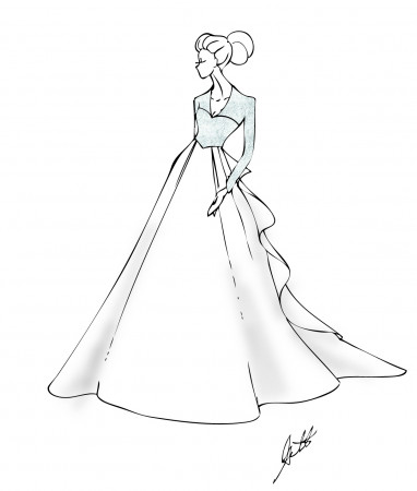 Girl in a Gramme Dress Coloring Pages (Page 1) - Line.17QQ.com