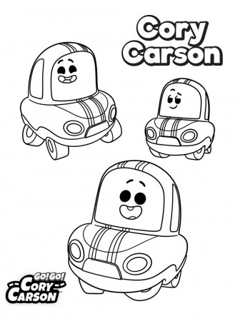 Go! Go! Cory Carson Coloring Pages - Free Printable Coloring Pages for Kids