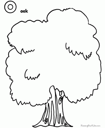 Tree Coloring Page - Coloring Pages for Kids and for Adults