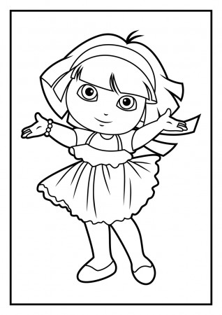 Dora And Friends Coloring Pages