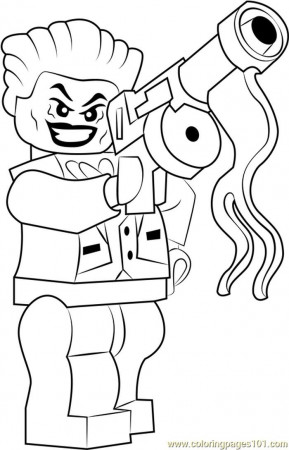 Lego The Joker Coloring Page from Lego Coloring Pages ...