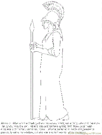 Greece Athena Coloring Page - Free Greece Coloring Pages ...