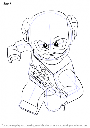 Flash Lego Coloring Pages