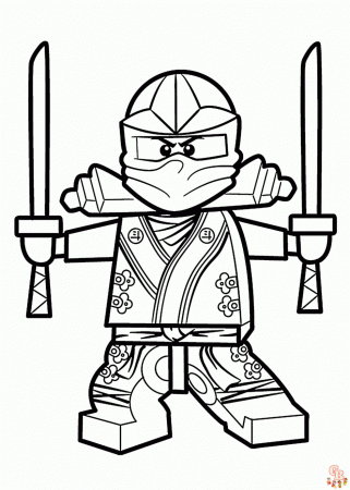 Fun Lego Ninjago Coloring Pages for Kids