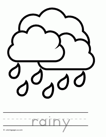 21 Free Pictures for: Rainy Day Coloring Pages. Temoon.us