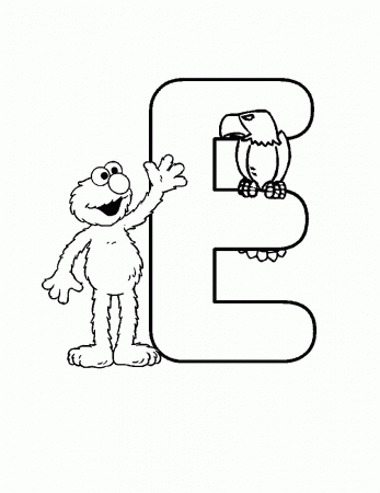 Funny Alphabet With the Birds Coloring Pages For Kids #e4d ...
