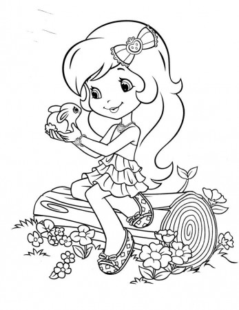 strawberry shortcake coloring page | ÐÐµÑÑÐºÐ¸ | Pinterest ...