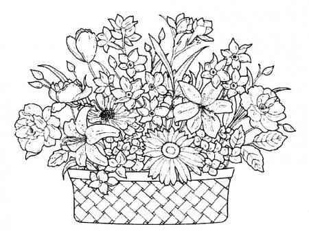 12 Pics of Beautiful Flower Coloring Pages Printable - Beautiful ...