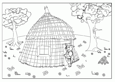 Coloring Pages Index Three Little Pigs Print - Colorine.net | #14211