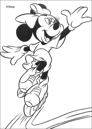 Mickey Mouse coloring pages - Pluto is happy