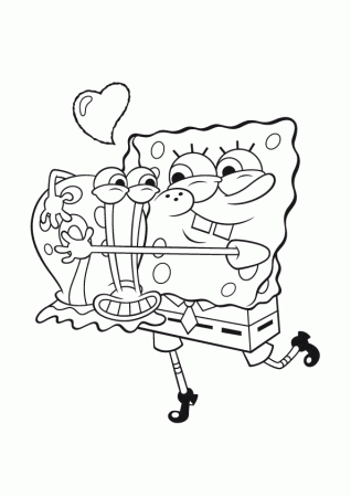 Coloring pages from Spongebob Squarepants animated cartoons ...