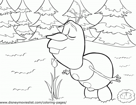 Frozen Coloring Pages | Only Coloring Pages