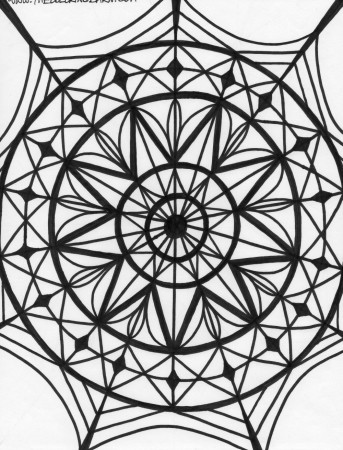 Best Photos of Kaleidoscope Printable Coloring Pages - Printable ...