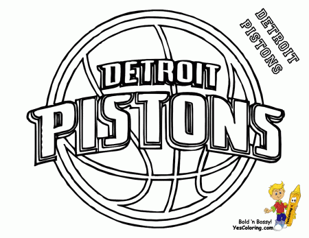 Detroit Pistons Coloring page