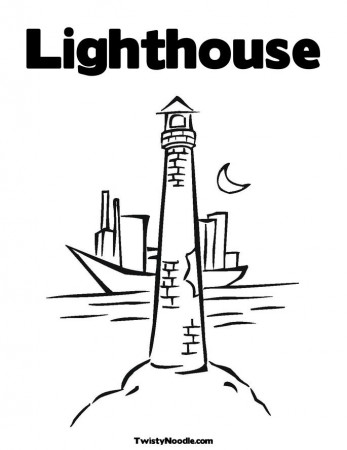 Lighthouse Coloring Page Free
