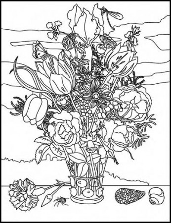 Fine Art Coloring Pages · Printable Download