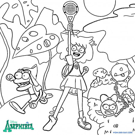 Disney Amphibia Coloring Pages — Free Coloring pages