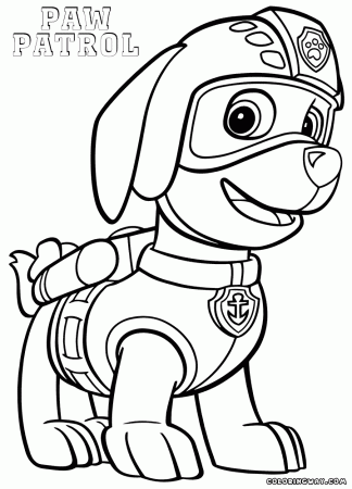 zuma paw patrol coloring pages - Clip Art Library