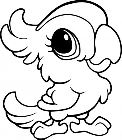 Cute Animal Coloring Pages - Coloring Pages For Kids And Adults