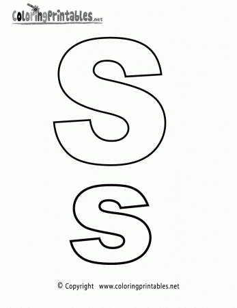 Download Free Letter S Worksheet Coloring Pages - Widetheme