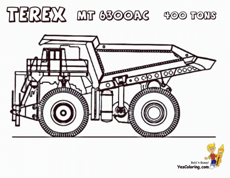 kenworth dump truck coloring pages | Maxi Truck