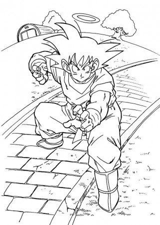 Dragon ball Z coloring pages for kids, printable free ...