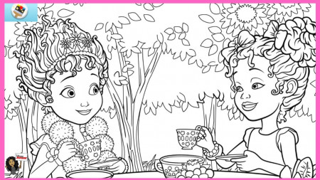 Fancy Nancy Magic Coloring Pages | Disney Junior Fancy Nancy | Disney Now  Color Splash Game - YouTube