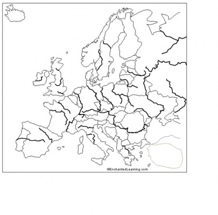 Best Photos of Europe Coloring Pages - Europe Map Coloring Page ...