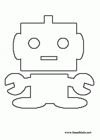 Robot Coloring Pages For Toddlers Robot Coloring Pages Pdf ...