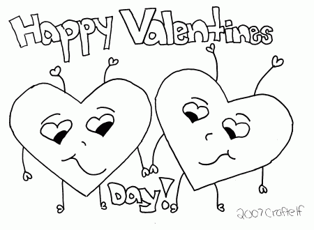 Free Printable Valentines Day Coloring Pages For Kids Perfect ...