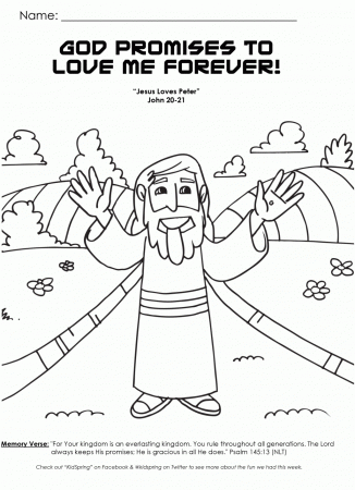 Free Coloring Pages Of God Love Children Sunday School Coloring ...
