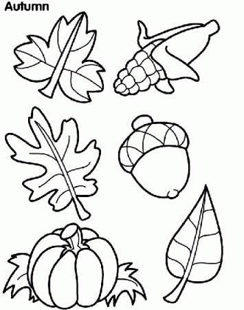Autumn Leaves Coloring Page | crayola.com