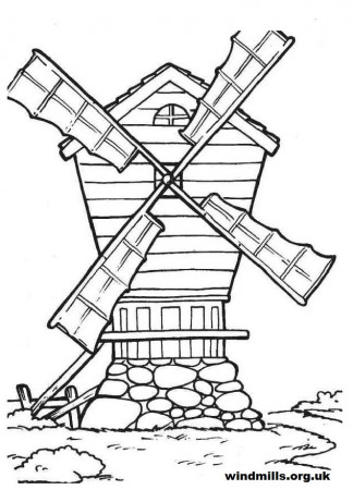 Colouring Pictures | Windmills