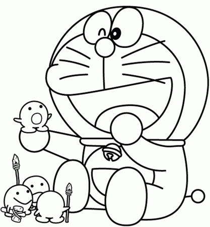 Laughing Doraemon Rofl Coloring Page | doraemon | Pinterest ...